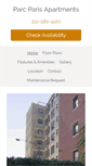 Mobile Screenshot of parcparisapartments.com